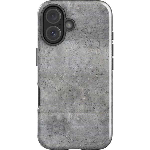 Natural Grey Concrete iPhone 16 Plus Impact Case
